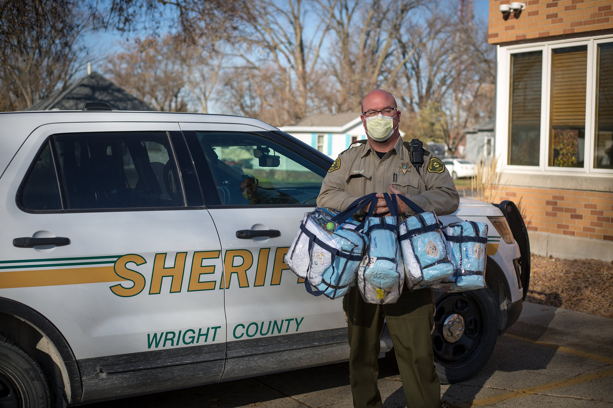 Wright County Sherriff Receives Henry's Heroes Care Kits Iowa Select